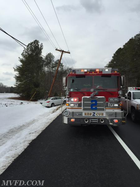 Units responded to a motor vehicle accident with personal injury on Budds Creek Road.